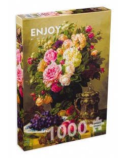 Puzzle Enjoy de 1000 piese - Still Life with Roses